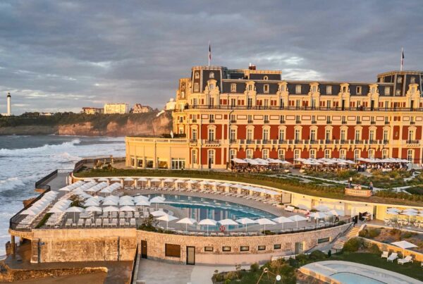 vue mer hôtel du Palais cocktail mariage haut de gamme Biarritz